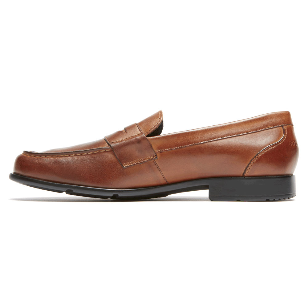 Mocasines Rockport Hombre Mexico - Classic Penny Marrom - XQDKP5768